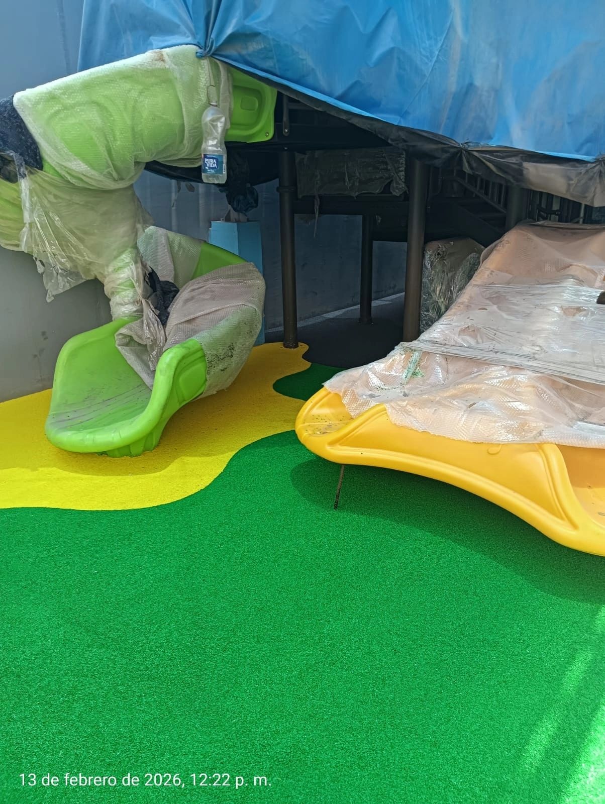 Instalación cancha deportiva